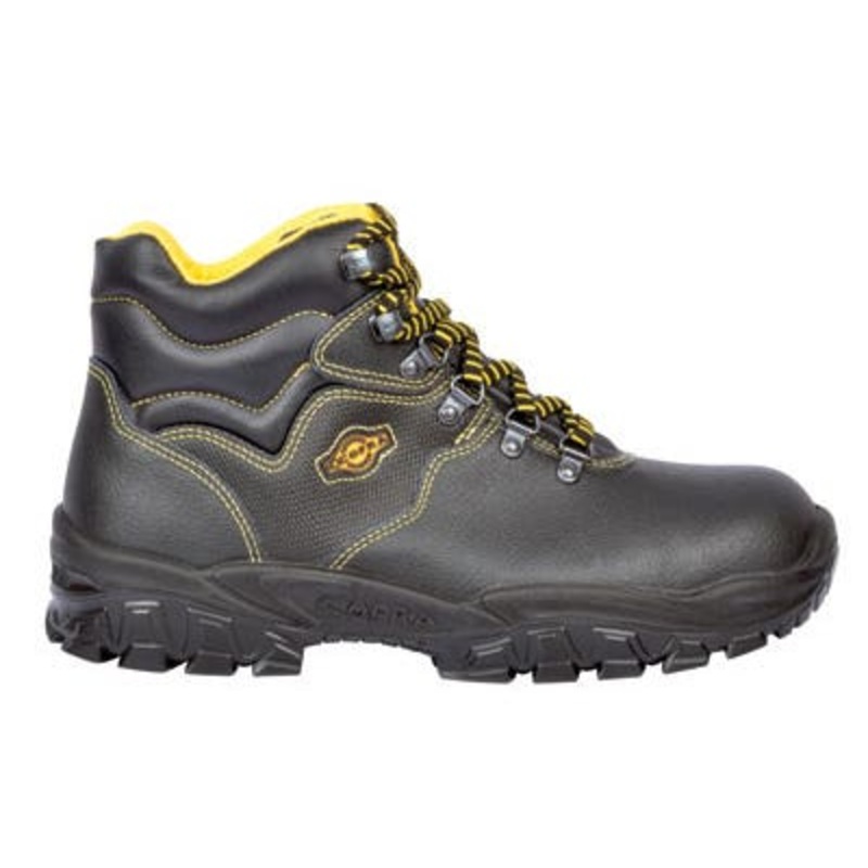 Cofra Size 10 – Senna Safety Boots – Black/Yellow
