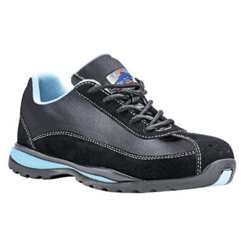 Portwest Size 8 – Steelite Women’s Safety Trainers S1P HRO – Black/Blue