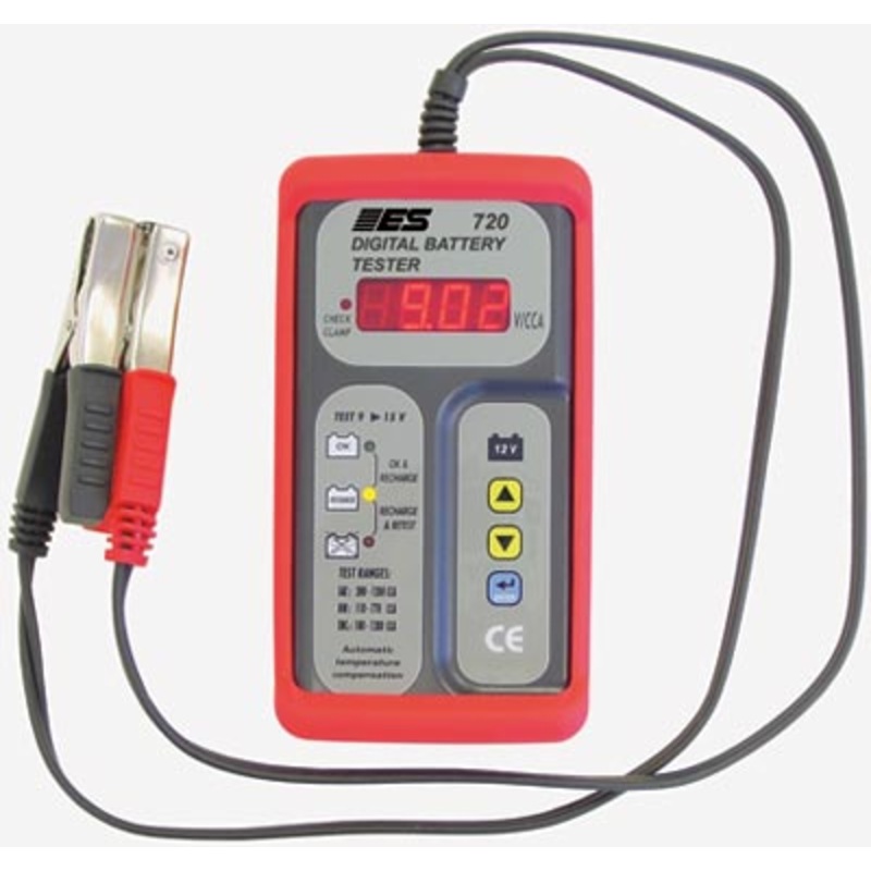 Digital Battery Tester CCA Range: 200-1200CCA, Tests discharged to 1.5V