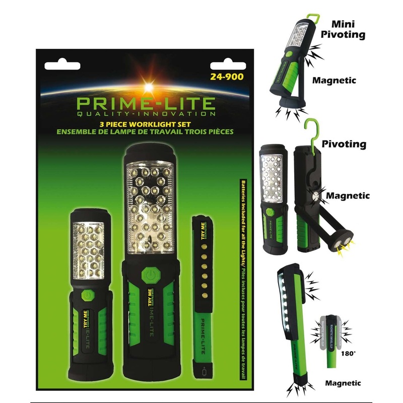 3 Piece Worklight Set – Multiple