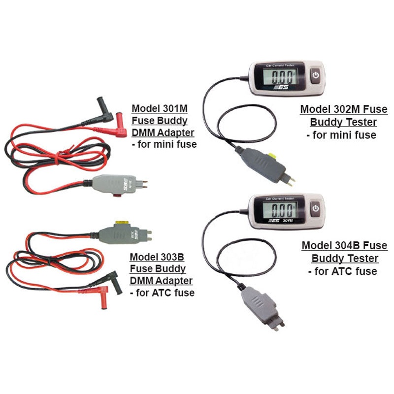 Fuse Buddy DMM Adapter – ATM Mini to plug into fuse sockets, 0 to 20 Amps