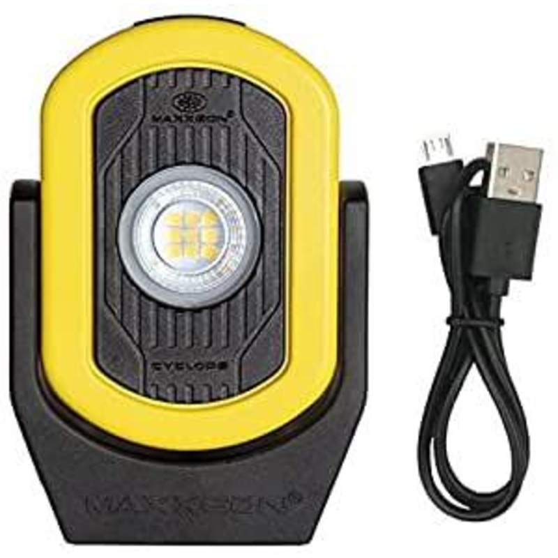 Yellow WorkStar CYCLOPS LED with Battery Indicator, Tripod Socket MAX-812
