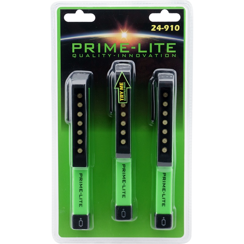 3 Piece LED Pocket Worklight Set – Multiple PRI-24-910N