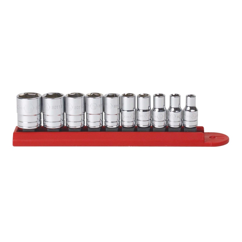 SAE 1/2″ DR. 11 PC SHALLOW SET