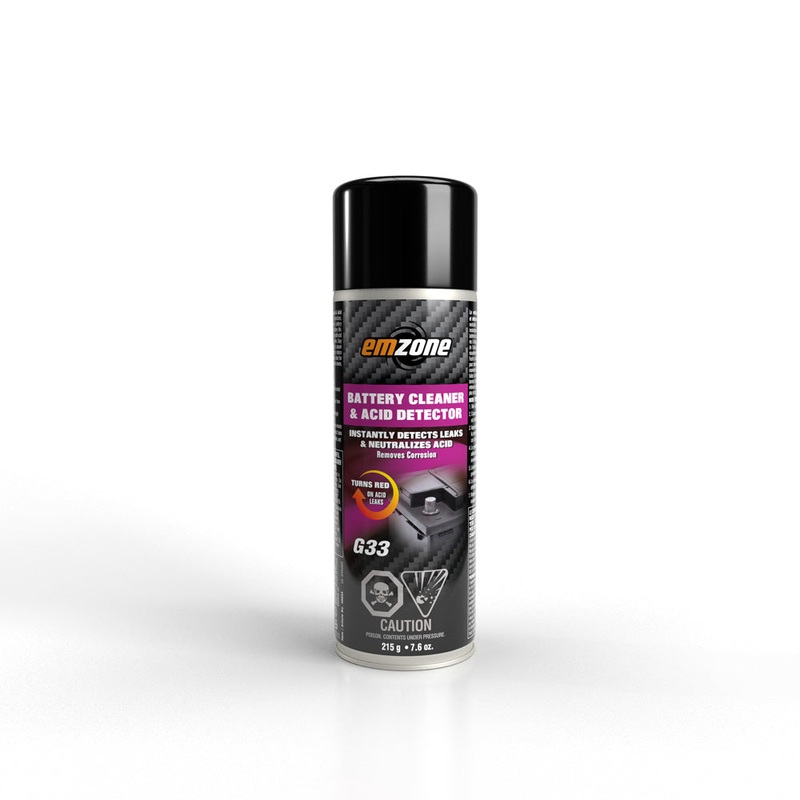 Battery Cleaner & Acid Detector  – 215 g  7.6 oz – 12/case EM-45033