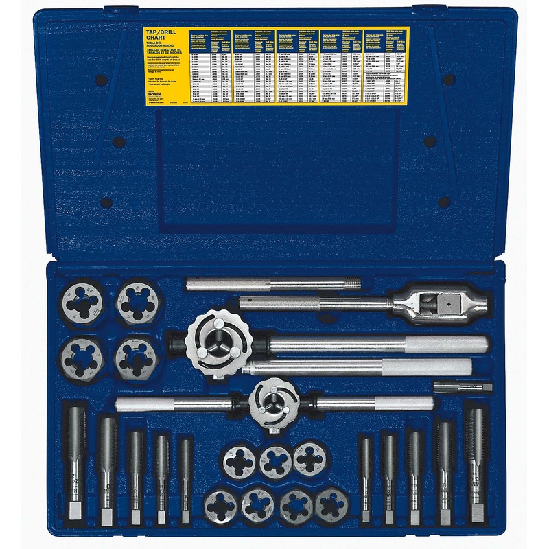 SAE TAP AND DIE SET -9/16-1″