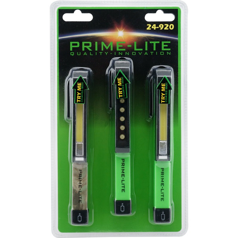 3 Piece LED/COB Pocket Worklight Set – Multiple PRI-24-920