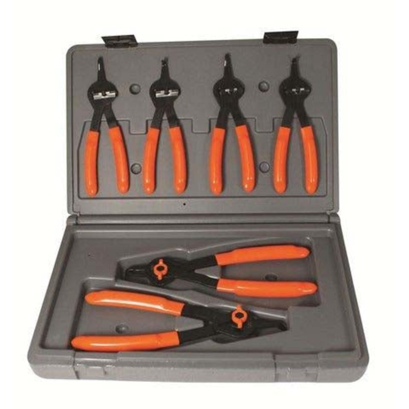 6PC SET QUICK SWITCH INTERNAL/EXTERNAL SNAP RING PLIERS