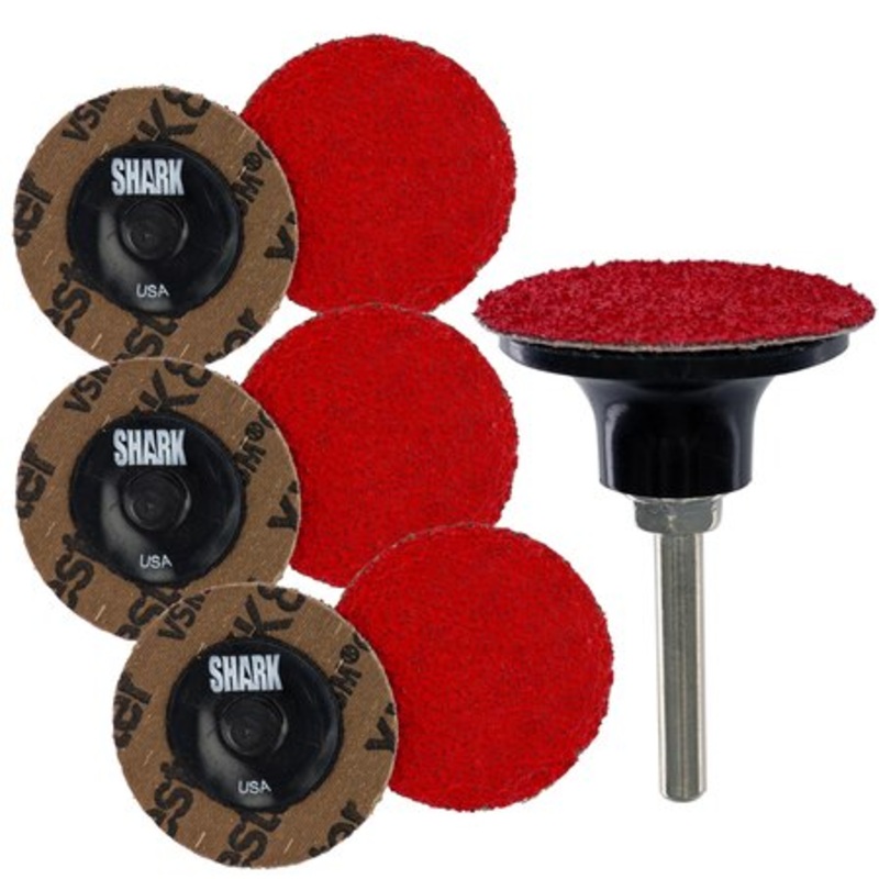 2″ RED-CERAMIC GRINDING DISCS W/HOLDER SRK-13086
