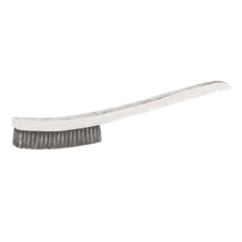 WIRE BRUSH LONG 4 ROWS