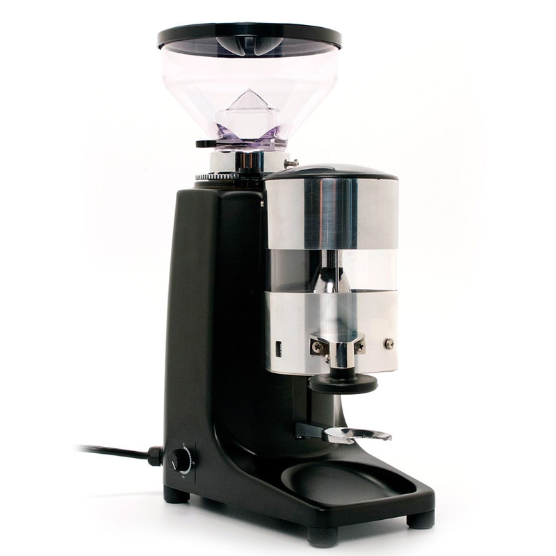 Quamar M80 Dosing Espresso Grinder with Timer in Black