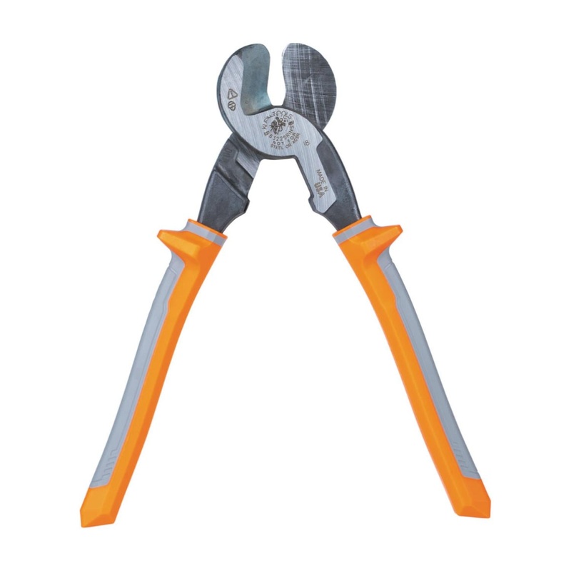 Klein Tools 63225RINS Insulated High-Leverage Cable Cutters, 9″