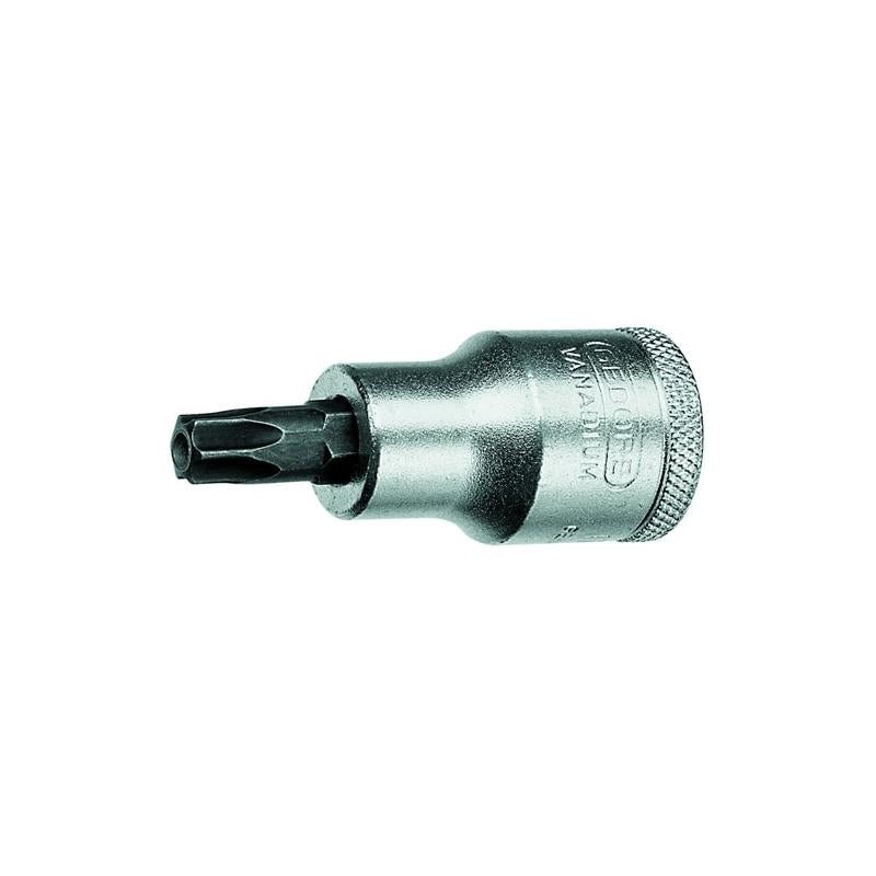 Gedore 6200410 Screwdriver Bit Socket 1/2 Inch TORX w/pilot T40