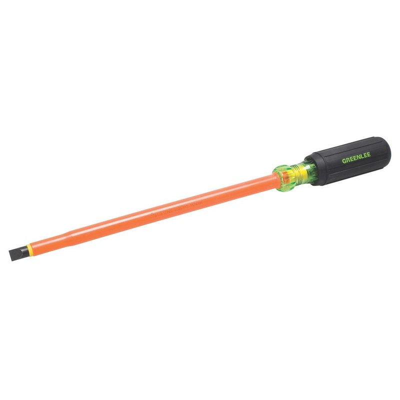 Greenlee 0153-17-INS Screwdriver, Insulated, cab, 3/8″x10″