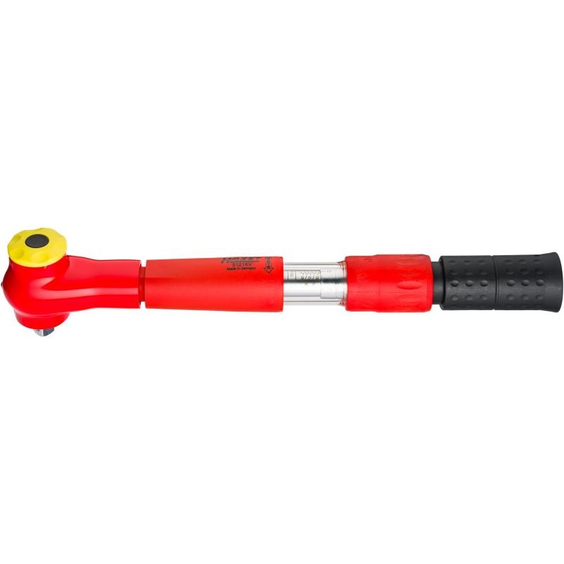 Hazet 5109KV Torque Wrench with Protective Insulation, 5-25 Nm, 10mm (3/8″) Square