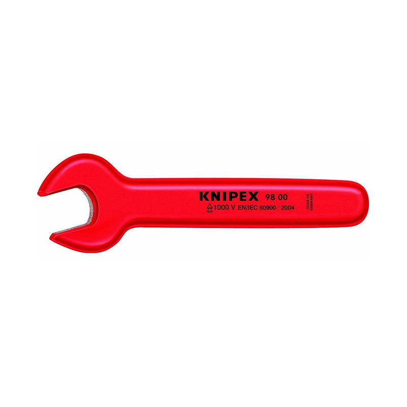 KNIPEX 98 00 5/8″ 1000V Insulated 5/8″ Open-End Box Wrench