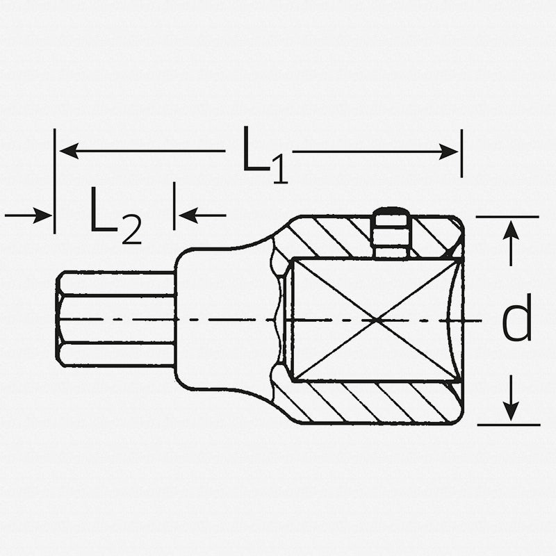 Stahlwille 05050022 59  Hex Socket, 3/4″ Drive 22 mm