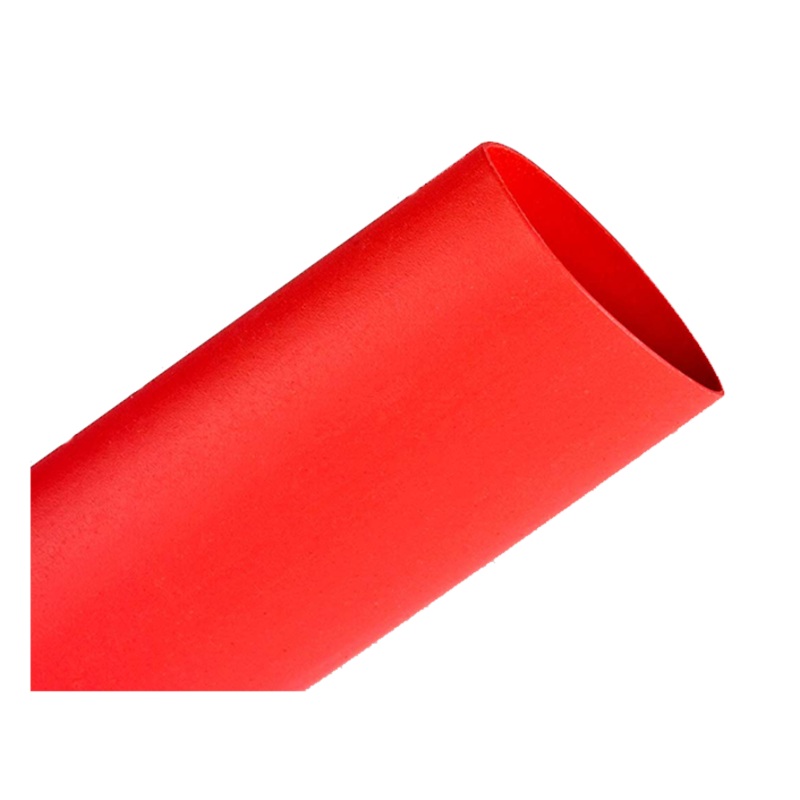 3M Heat Shrink Thin-Wall Tubing FP-301-1/4-48″-Red-Hdr-12 Pcs, 48 in Length