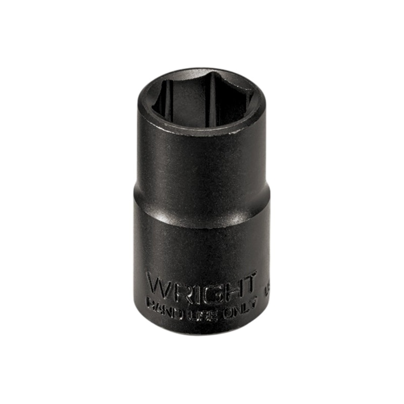 Wright Tool 34040 1/2″ Drive 6 Point Standard Black Industrial Socket – 1-1/4″
