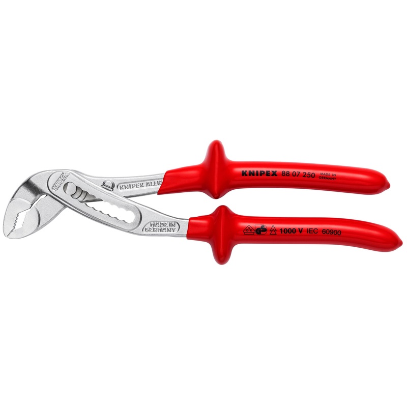 Knipex 88 07 250 10″ Alligator Water Pump Pliers-1000V Insulated