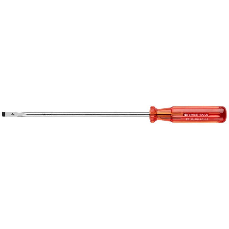 PB Swiss Tools PB 140.4-200 Slotted Classic Screwdriver 6.5 x 200 mm