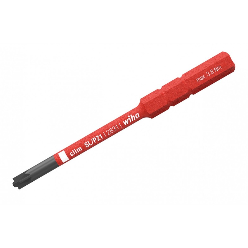 Wiha Tools 28320 Insulated Slimline Xeno SlottedPozidriv Blade PZ1