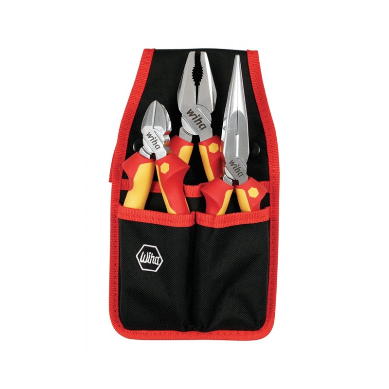 Wiha Tools 32873 Insulated Pliers & Cutters Set, 3 Pc.