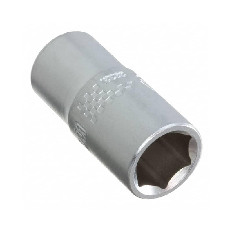 Wiha Tools 33321 6 Point – 1/4 Inch Drive Socket – 8.0mm x 25mm