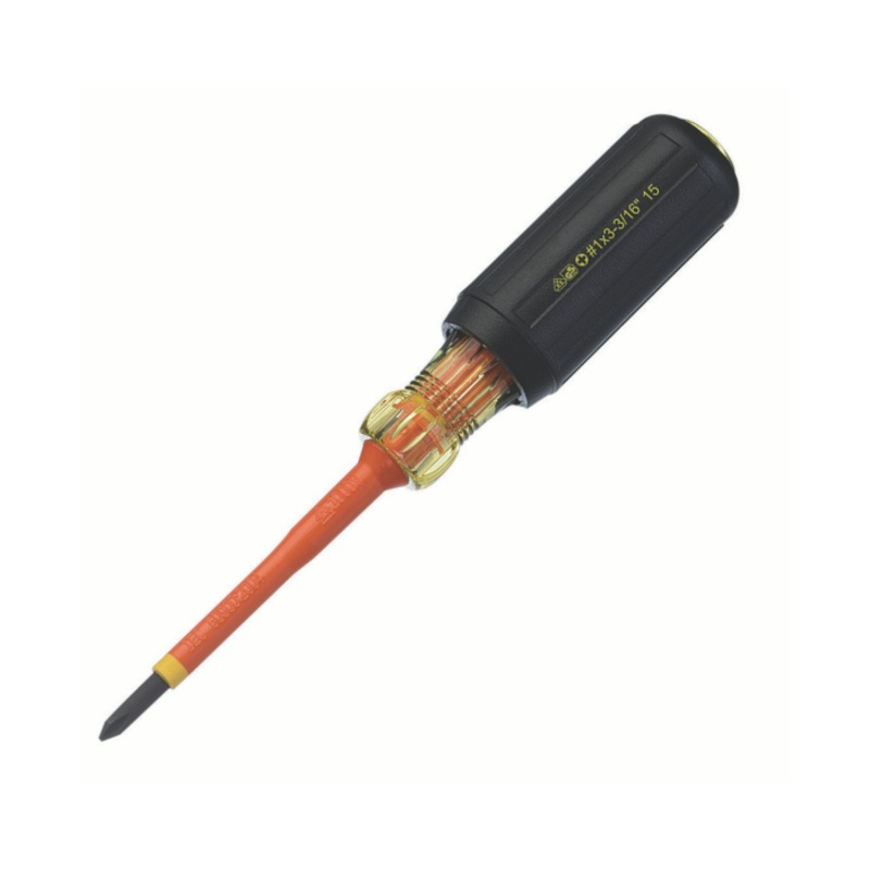 Ideal 35-9193 Insulated Screwdriver #1 x 3-3/16 in. Phillips