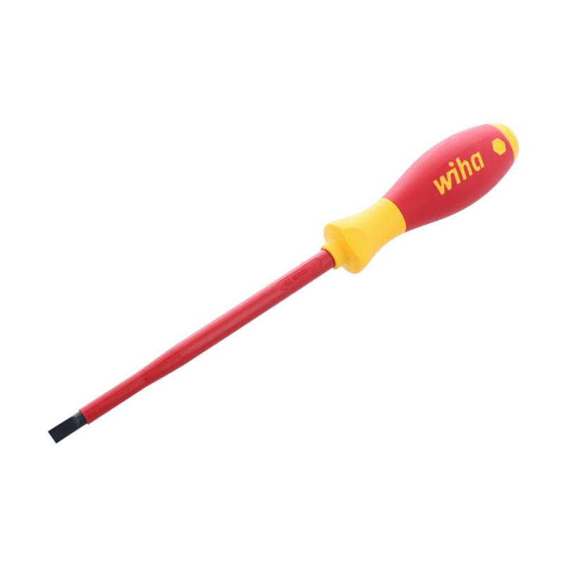 Wiha Tools 32039 Insulated Slotted Screwdriver, 6.5 mm x 150 mm