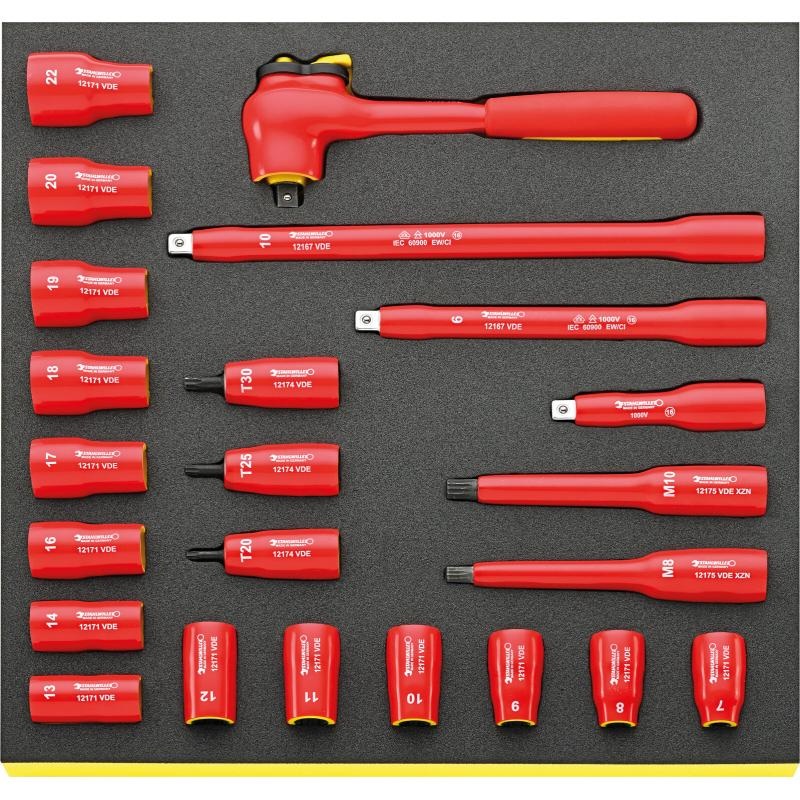 Stahlwille 96830041 TCS 45/17/6 VDE tools in TCS inlay