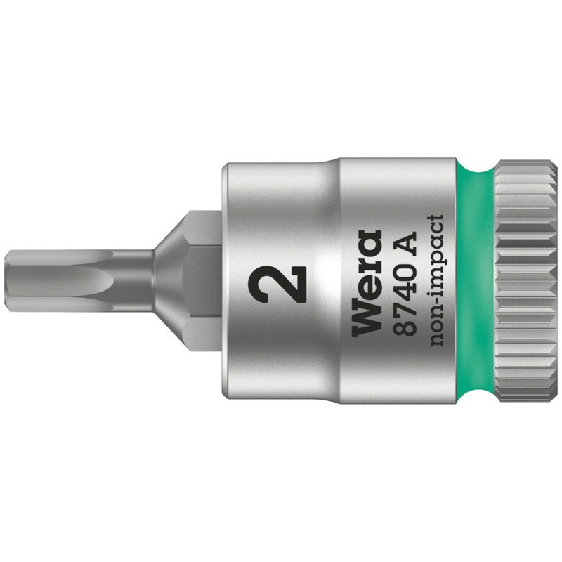 Wera 8740 A Zyklop bit socket, 1/4″ drive, 5/64″ x 28 mm