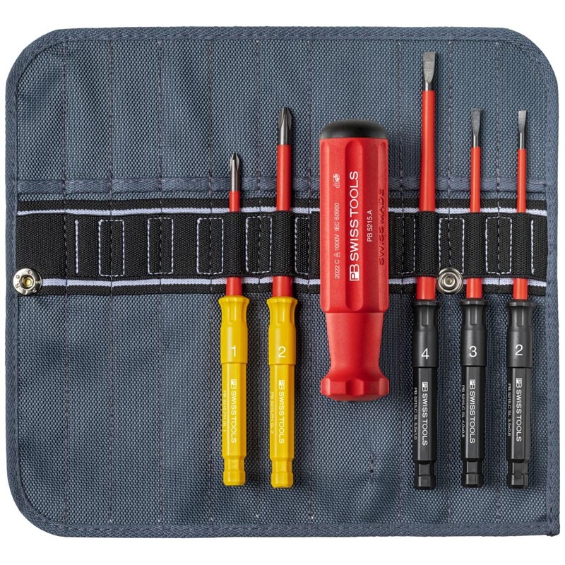 PB Swiss Tools PB 5216.SU Classic VDE Slim Screwdriver Set