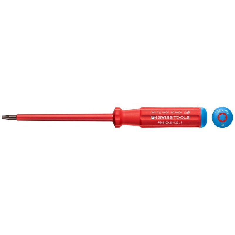 PB Swiss Tools PB 5400.25-125 Classic VDE screwdriver, TORX , Size 25
