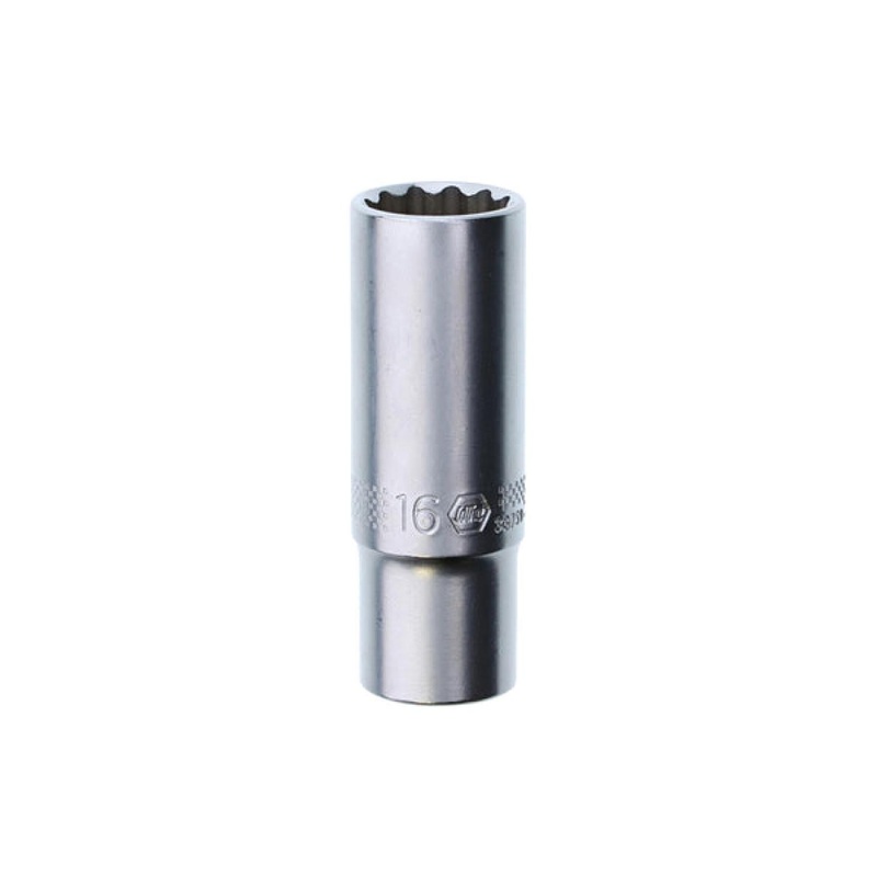 Wiha Tools 33759 12 Point – 3/8″ Drive Deep Socket 16.0 mm