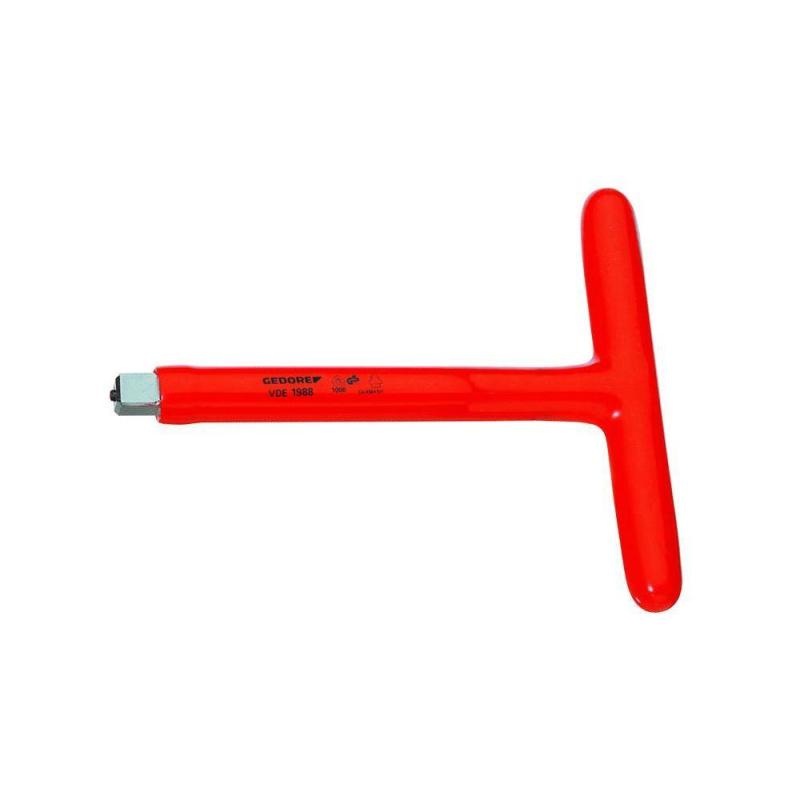 Gedore 6124210 VDE T-handle 1/2″ with screw locking