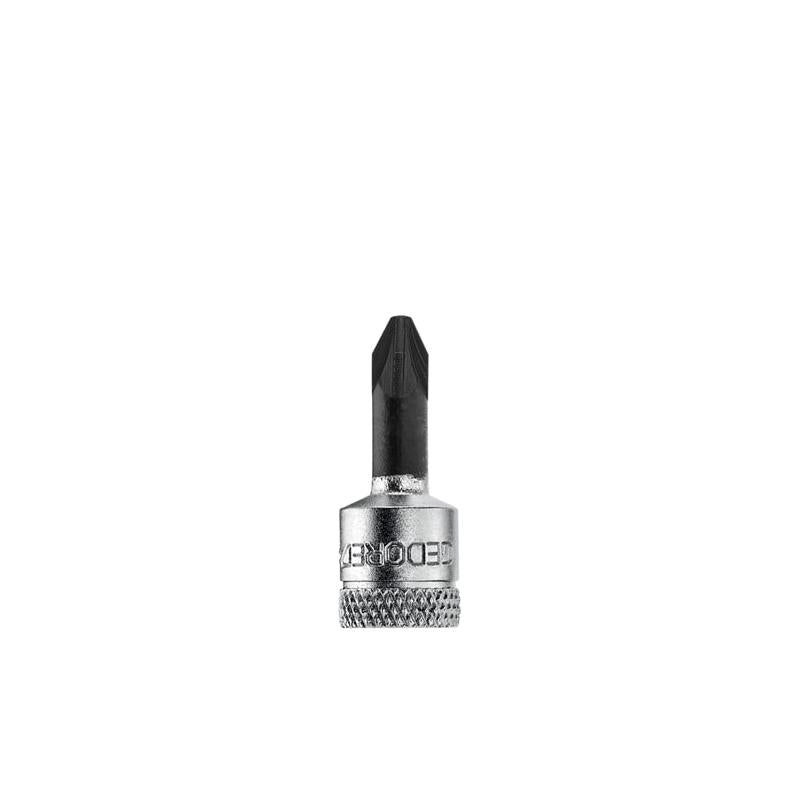 Gedore 6187210 Screwdriver Bit Socket 1/4 Inch PZ 2