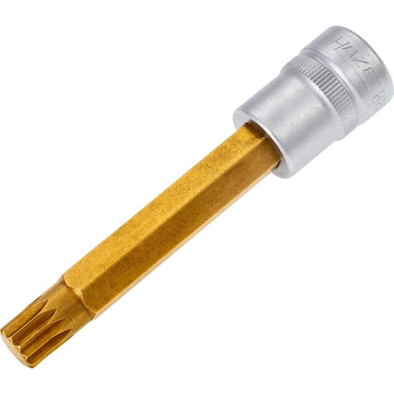 Hazet 8808LG-10 Screwdriver Socket 10mm (3/8″) Square Drive, XZN M10