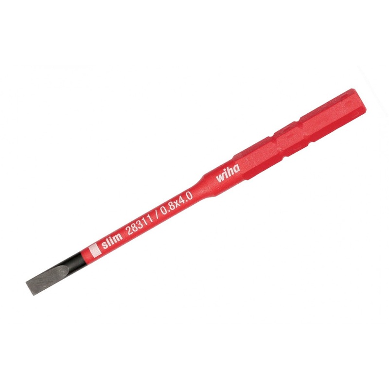 Wiha Tools 28428 Insulated SlimLine Slotted Blade 3.5mm