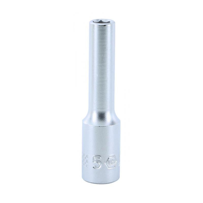 Wiha Tools 33341 6 Point – 1/4 Inch Drive Socket – 5.0mm x 50mm