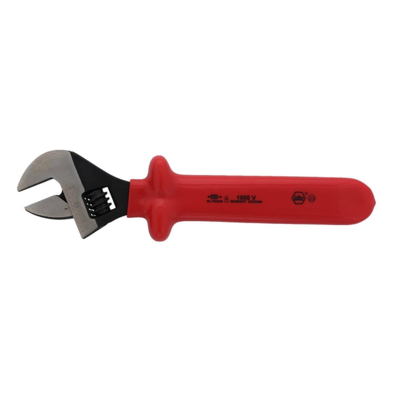 Wiha Tools 76212 12″ Insulated Adjustable Wrench