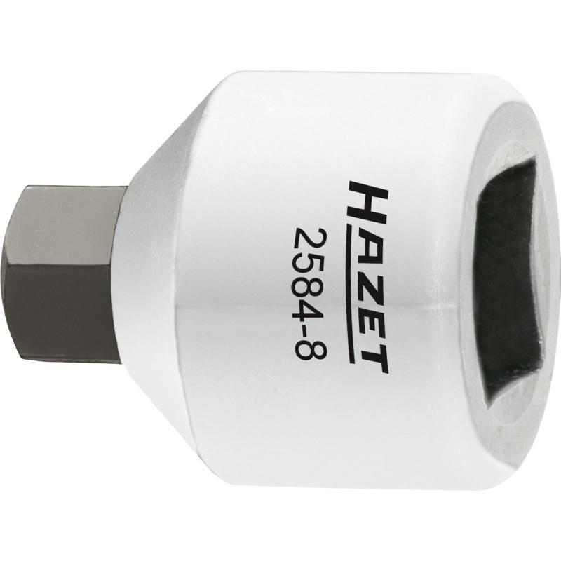 Hazet 2584-8 Brake Calliper Screwdriver Socket, 8mm Hex, 3/8″ Square Drive