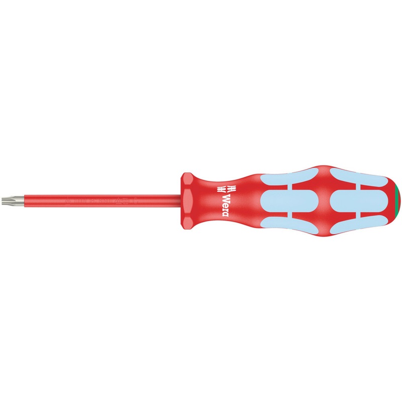 Wera 3167 i VDE-insulated TORX screwdriver, stainless steel, TX 15 x 80 mm