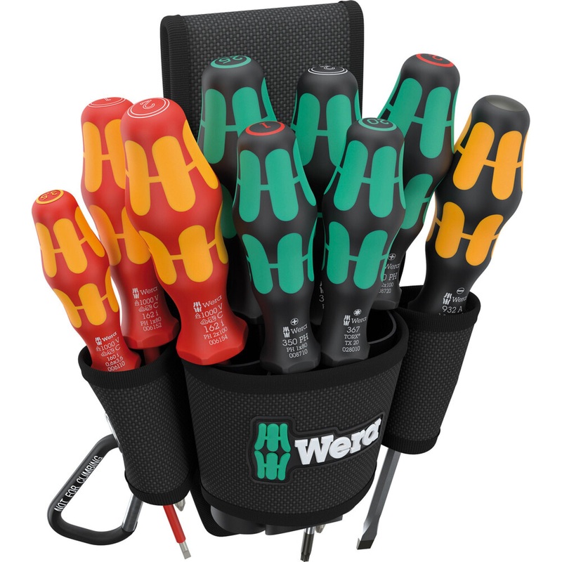 Wera 9620 Belt holster Set 1, 10 Pieces