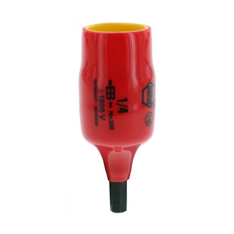 Wiha Tools 31830 Insulated Hex Socket 1/2″ Drive 1/4 Inch