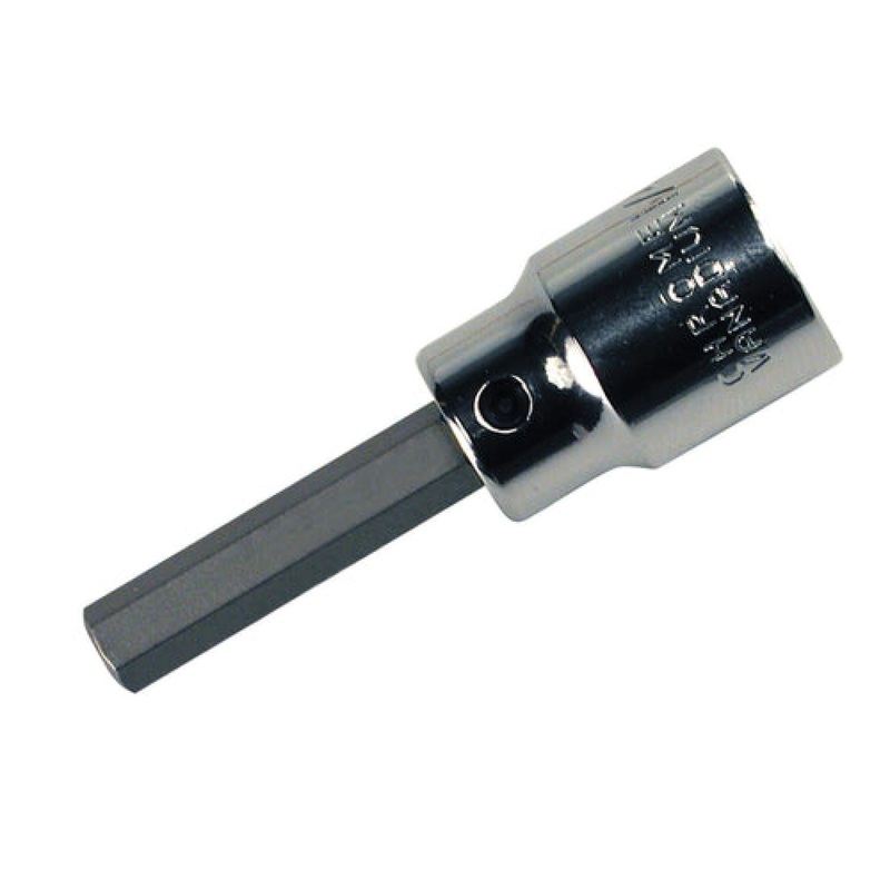 Wiha Tools 71322 Hex Metric Bit Socket, 3/8″ Square Drive, 10.0 mm