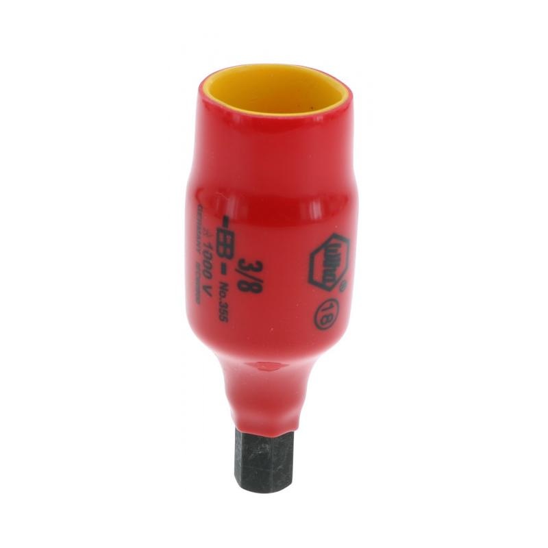 Wiha Tools 31834 Insulated Hex Socket 1/2″ Drive 3/8″