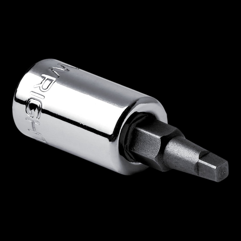 Wright Tool 2273 1/4″ Drive Square Bit (Robinson) Socket w/Standard Bit – R3