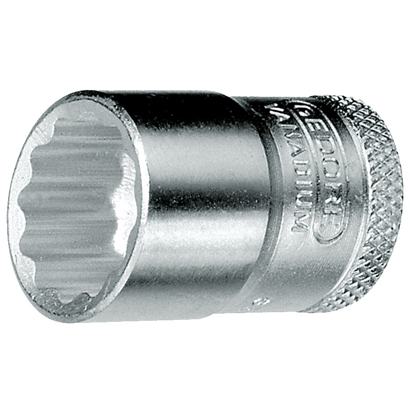 Gedore 6231050 D 30 15 Bi-Hexagon UD Profile Socket, 15 mm, 3/8″