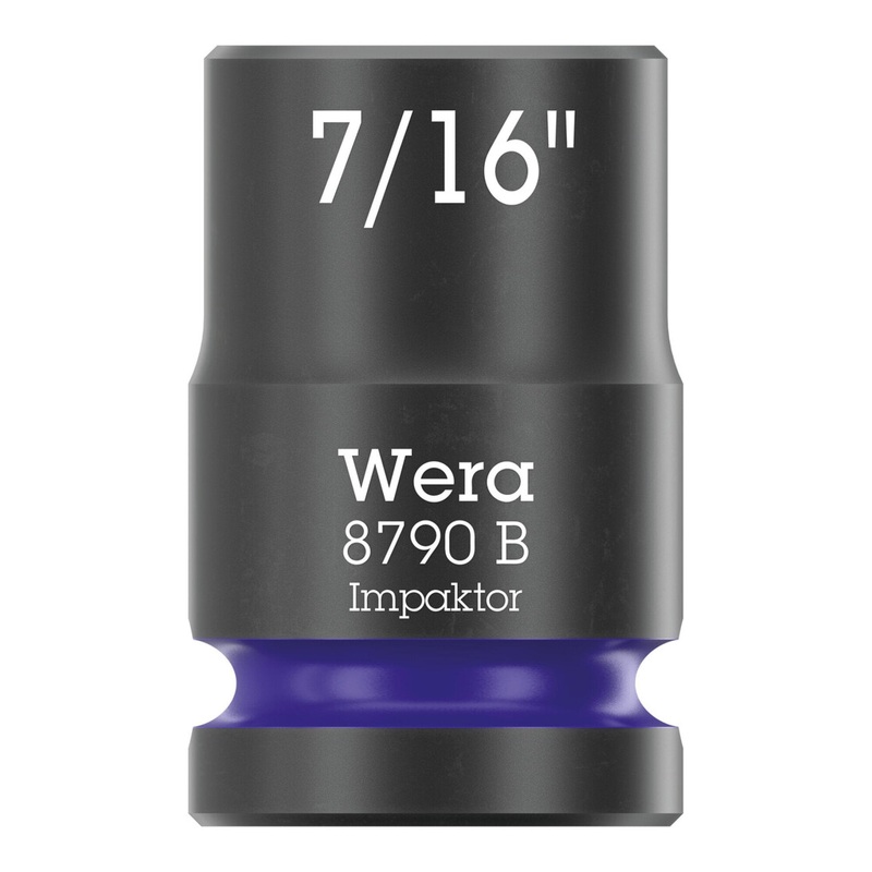 Wera 8790 B Impaktor socket with 3/8″ drive, 7/16″ x 30 mm